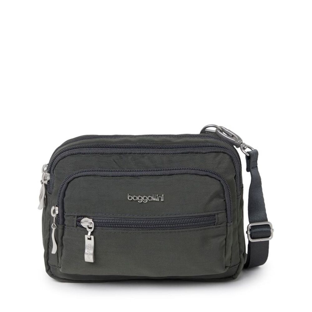 baggallini Women's Triple Zip Bagg Small Crossbody Bag